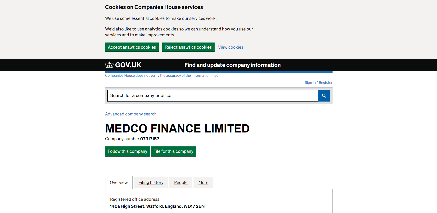 Medco Finance Limited Review